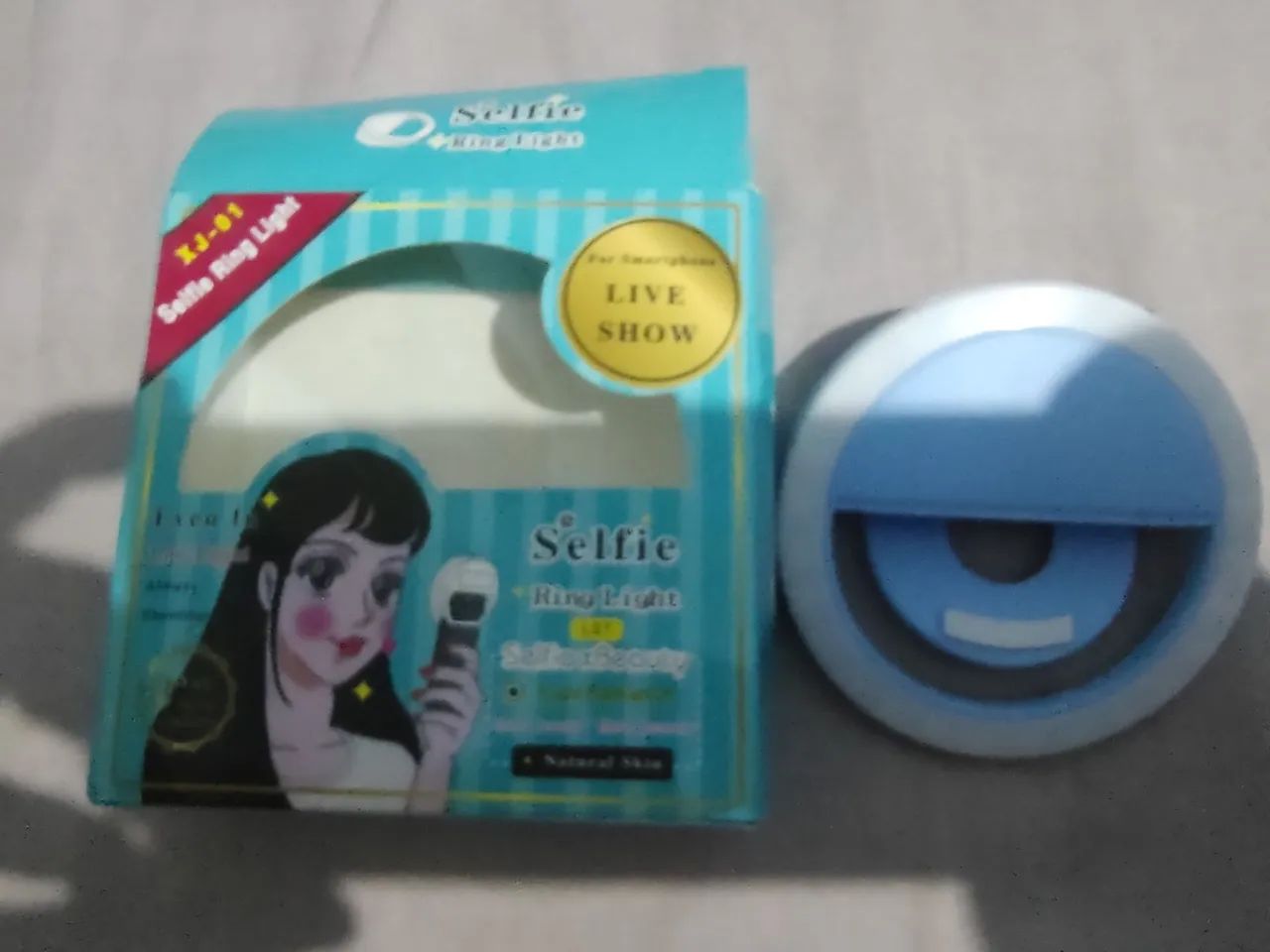 Ring Light Selfie XJ-01 - Iluminação Perfeita para Fotos! - Foto 2