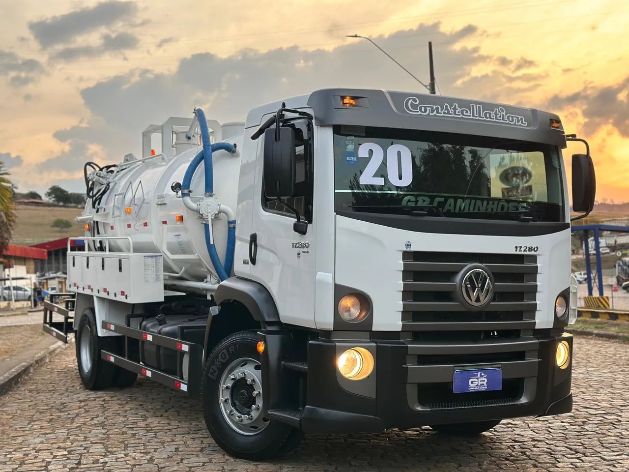 CAMINHÃO VW 17-280 2020 LIMPA FOSSA COM HIDROJATO EXTRA RARIDADE - Foto 3