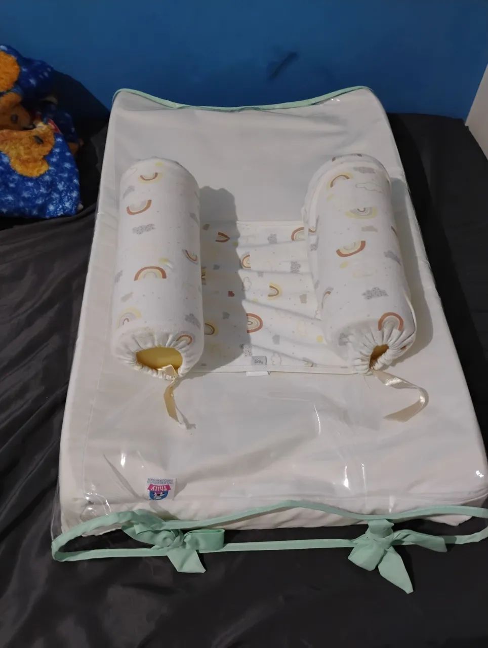 Trocador com rolinhos para bebê - Foto 2