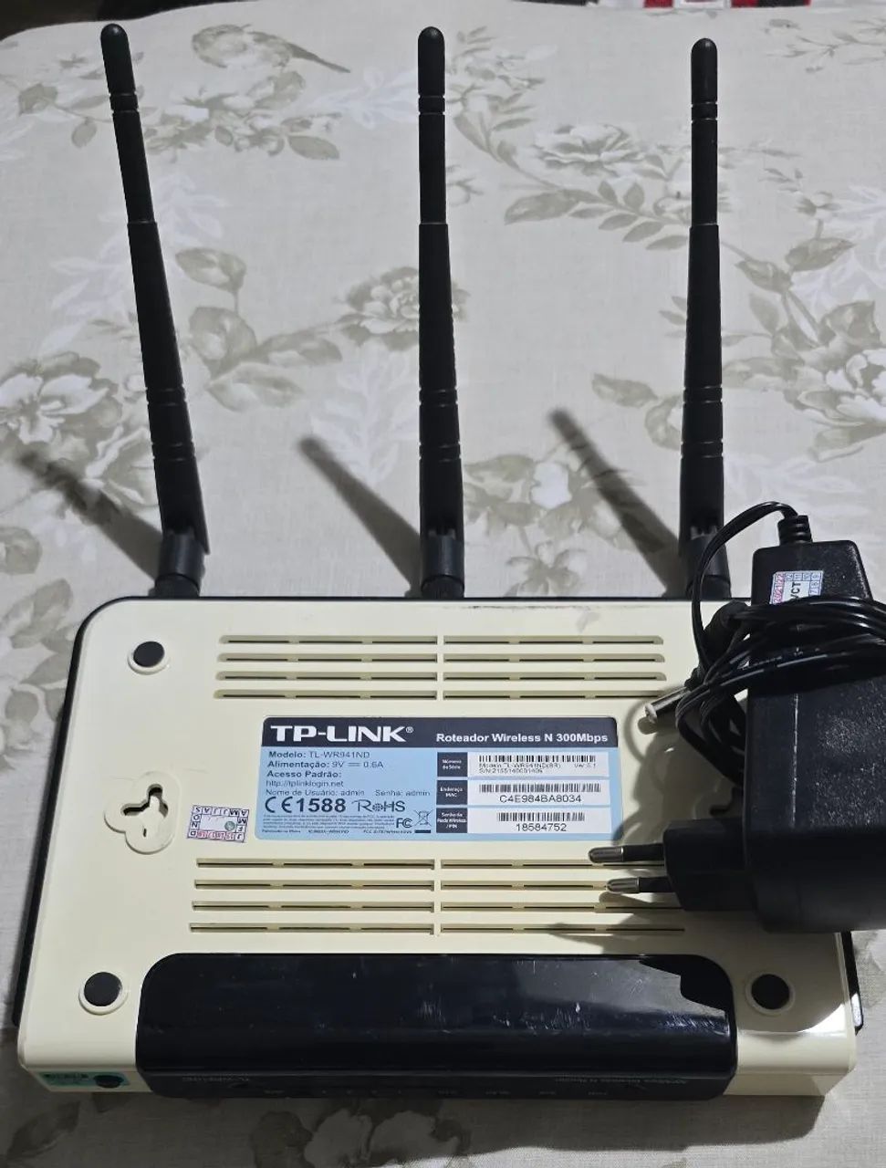 Roteador TP-Link TL-WR941ND ((ver : 6.0)