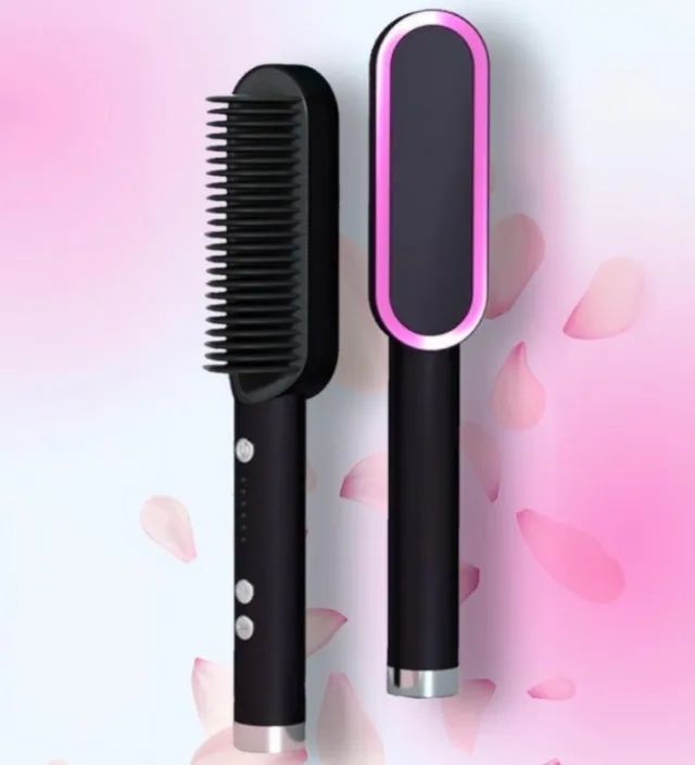 Escova Alisadora 3 em 1 - NOVA