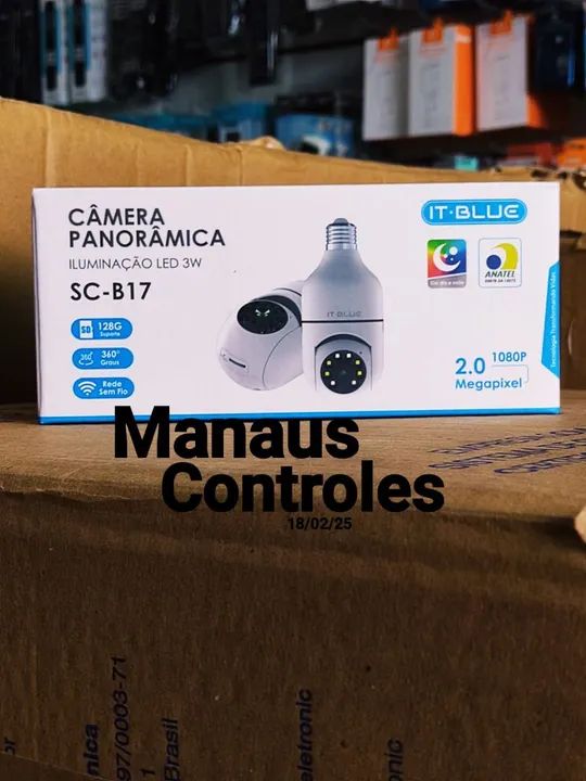 Camera IP lâmpada wi-fi ( Promoção )