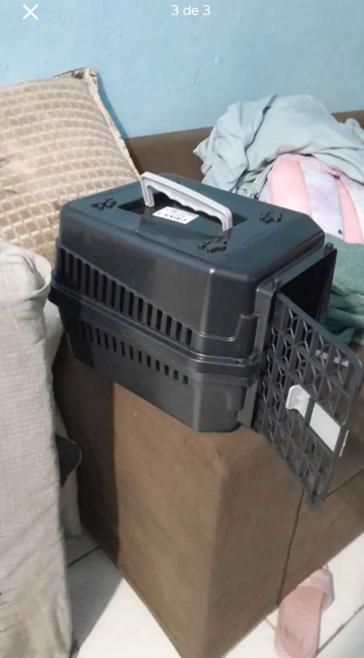 Caixa de transporte para gato filhote - Foto 3