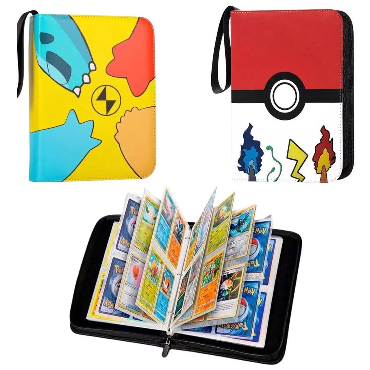 Fichário Pokémon 400 espaços para card game 50 folhas NOVO PRONTRA ENTREGA  - Foto 2