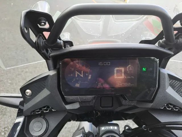 HONDA CB 500 X 2022 - preta - 34.800 Km - único dono IPVA 2025 - Foto 2