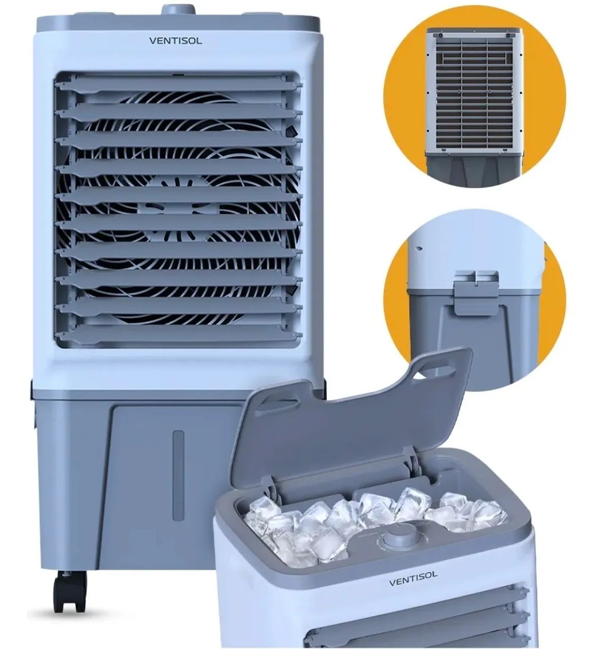 Climatizador Ventisol CLI16 16 litros Evaporativo Industrial 130W 220V - Foto 2