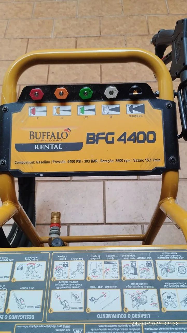 Lavadora de Alta Pressão Buffalo BFG 4400 - Foto 4