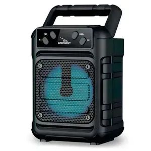 Caixa de Som Bluetooth Portátil com Rádio FM e USB GRASEP - D-S3156 