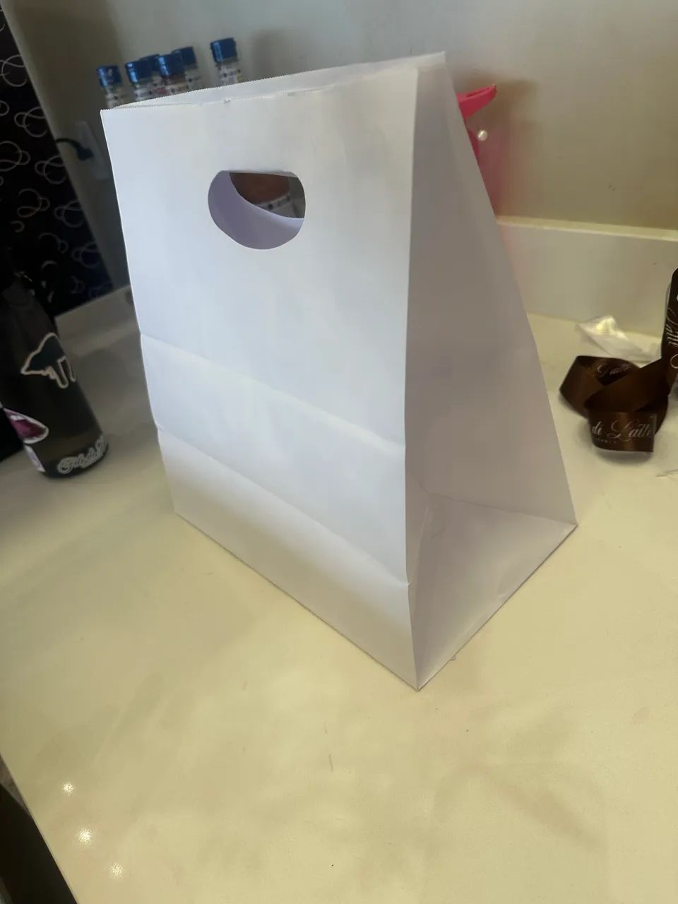 Sacola de papel para comércio 