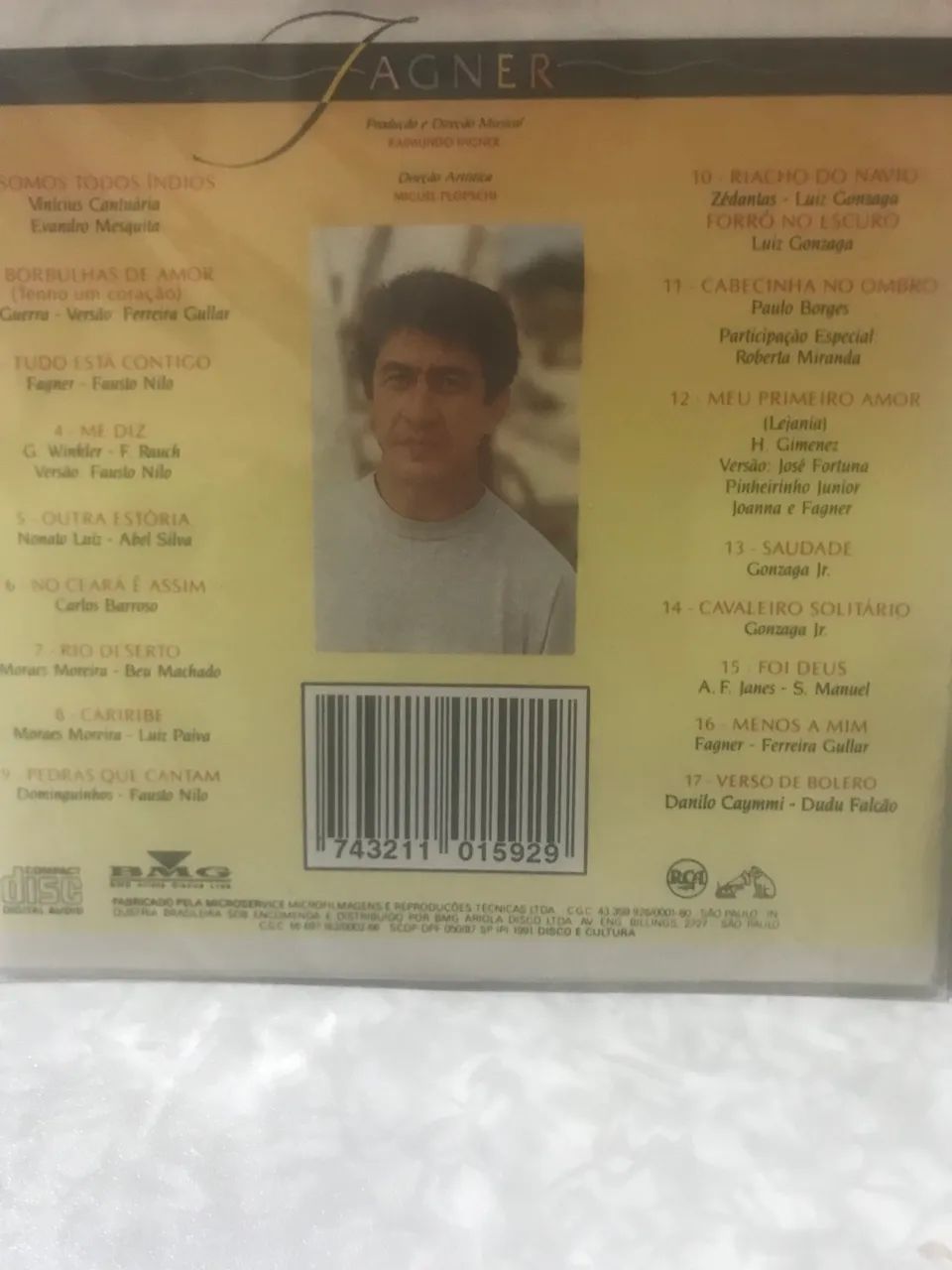 CD FAGNER PEDRAS QUE CANTAM RARO PRIMEIRA EDIÇÃO  - Foto 2