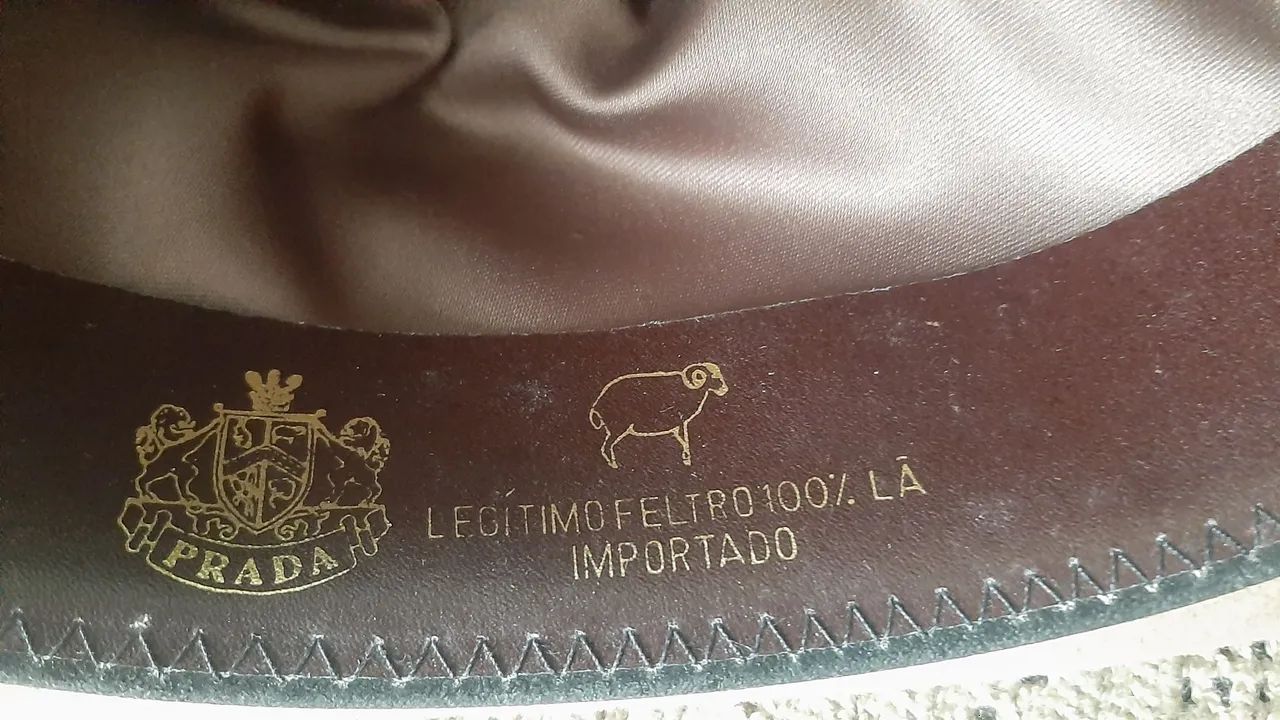 Chapeu vintage legitimo Prada  - Foto 3