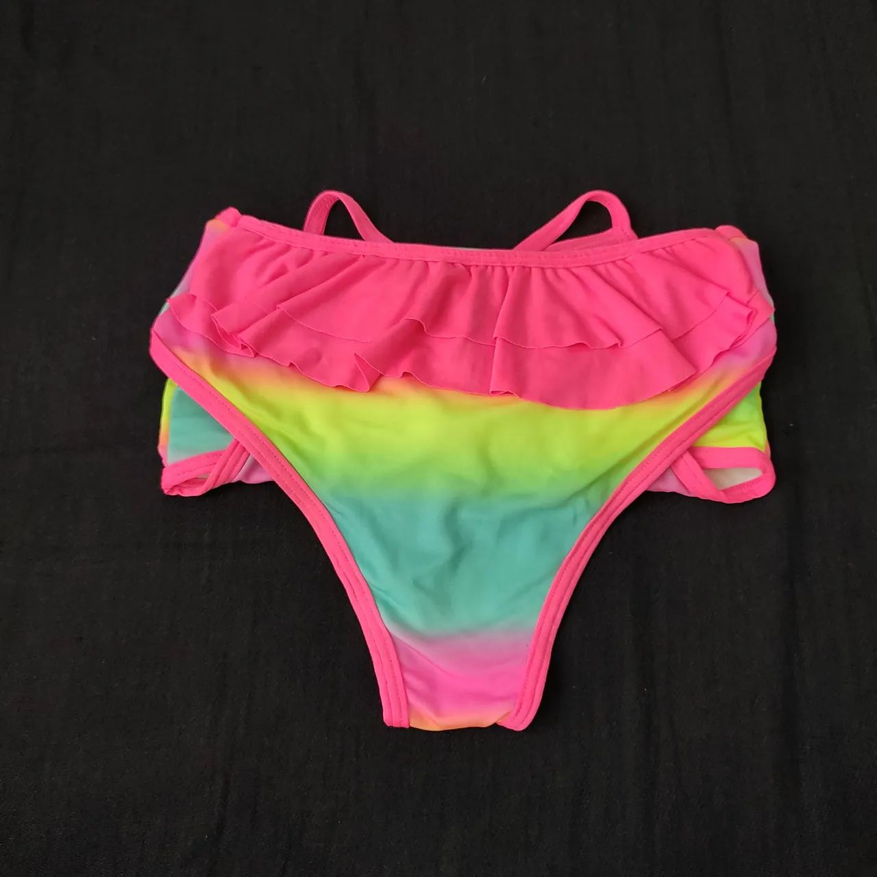 Maiô Infantil Neon Colorido - Foto 3