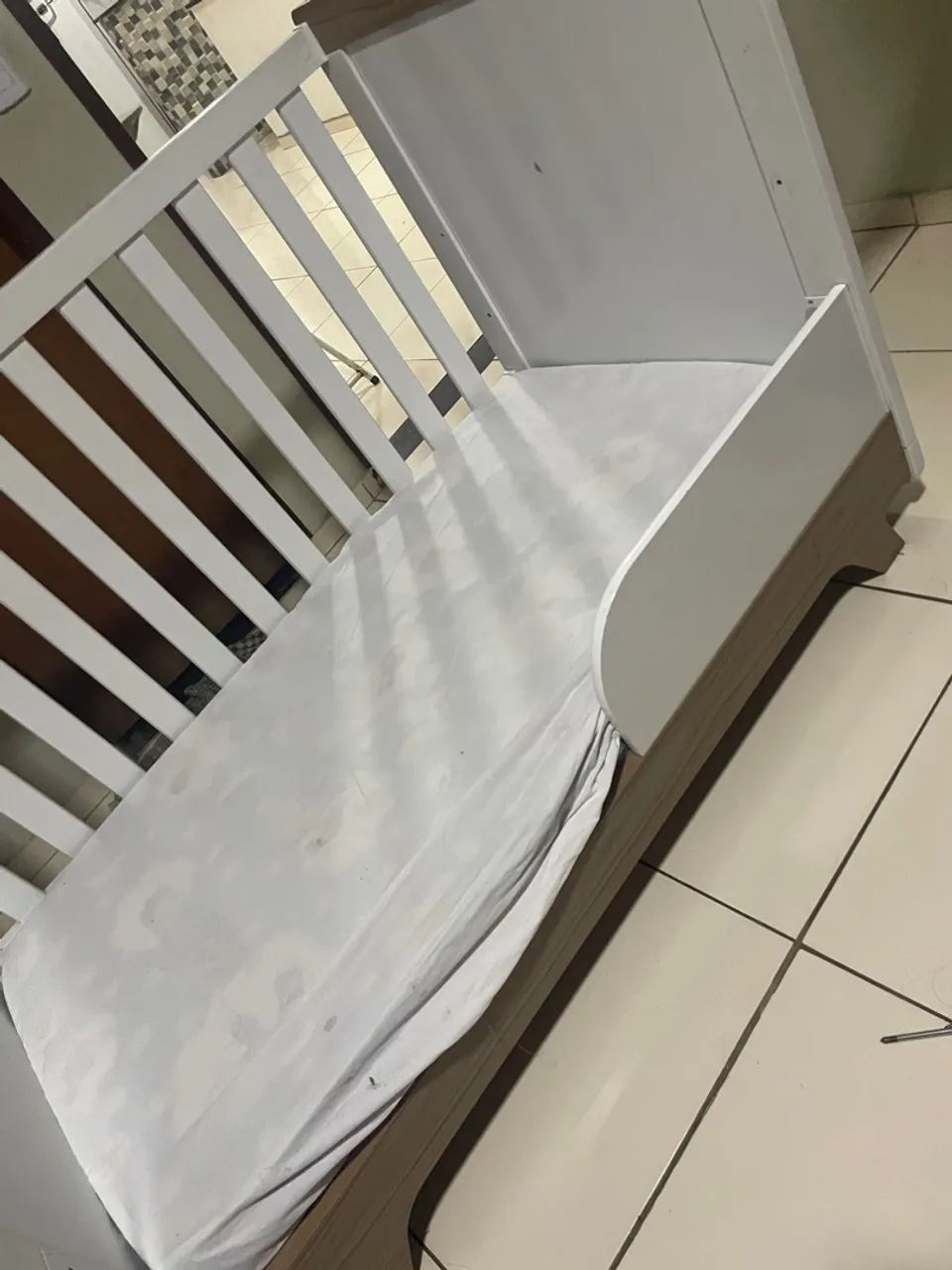 Berço retrô 2 em 1 usado