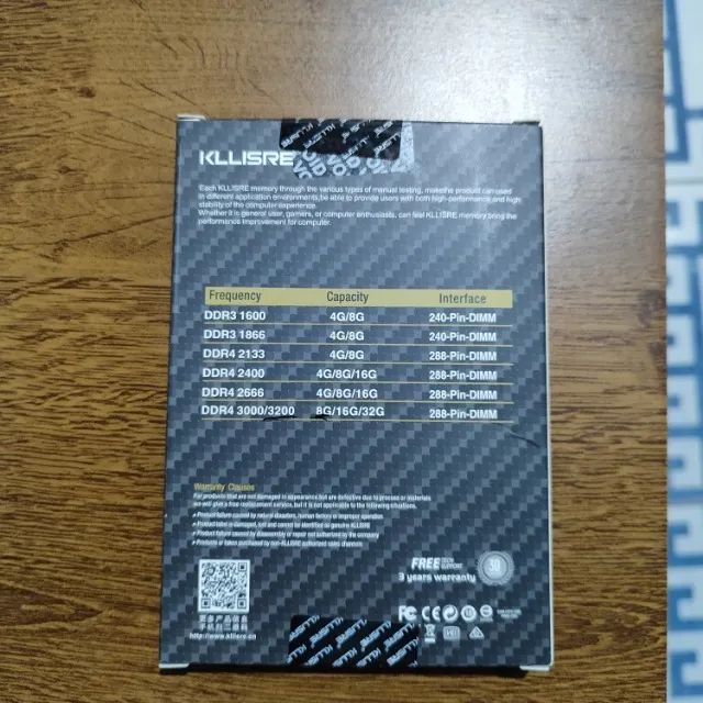 Kit 2x Memória RAM Kllisre DDR4 8GB (16GB Total) 3200MHz - Foto 4