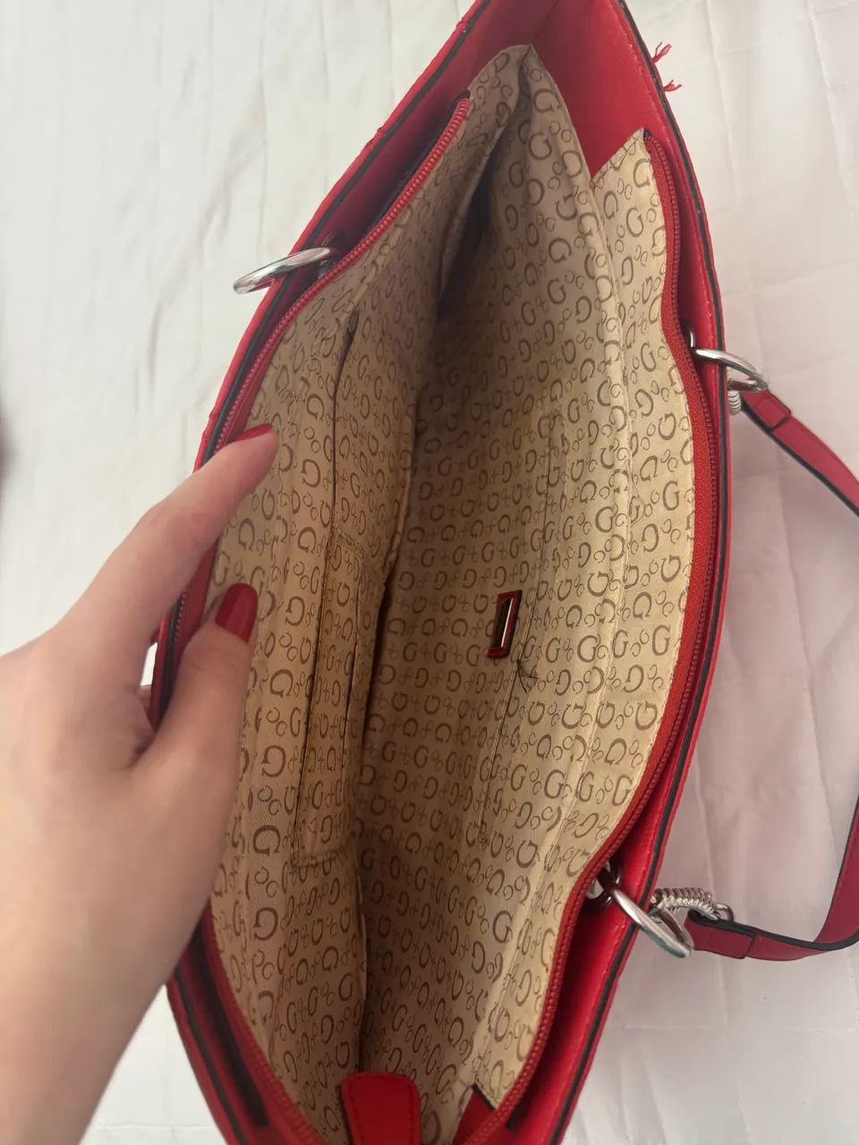 Bolsa guess vermelha 