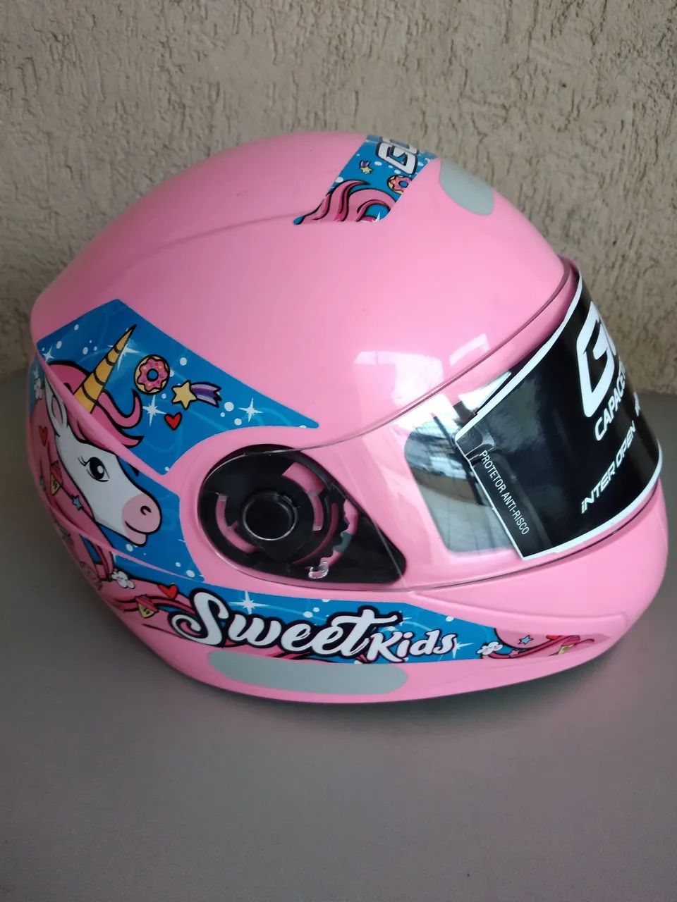 Capacete Infantil GOW Kids Unicornio - Tamanho 54