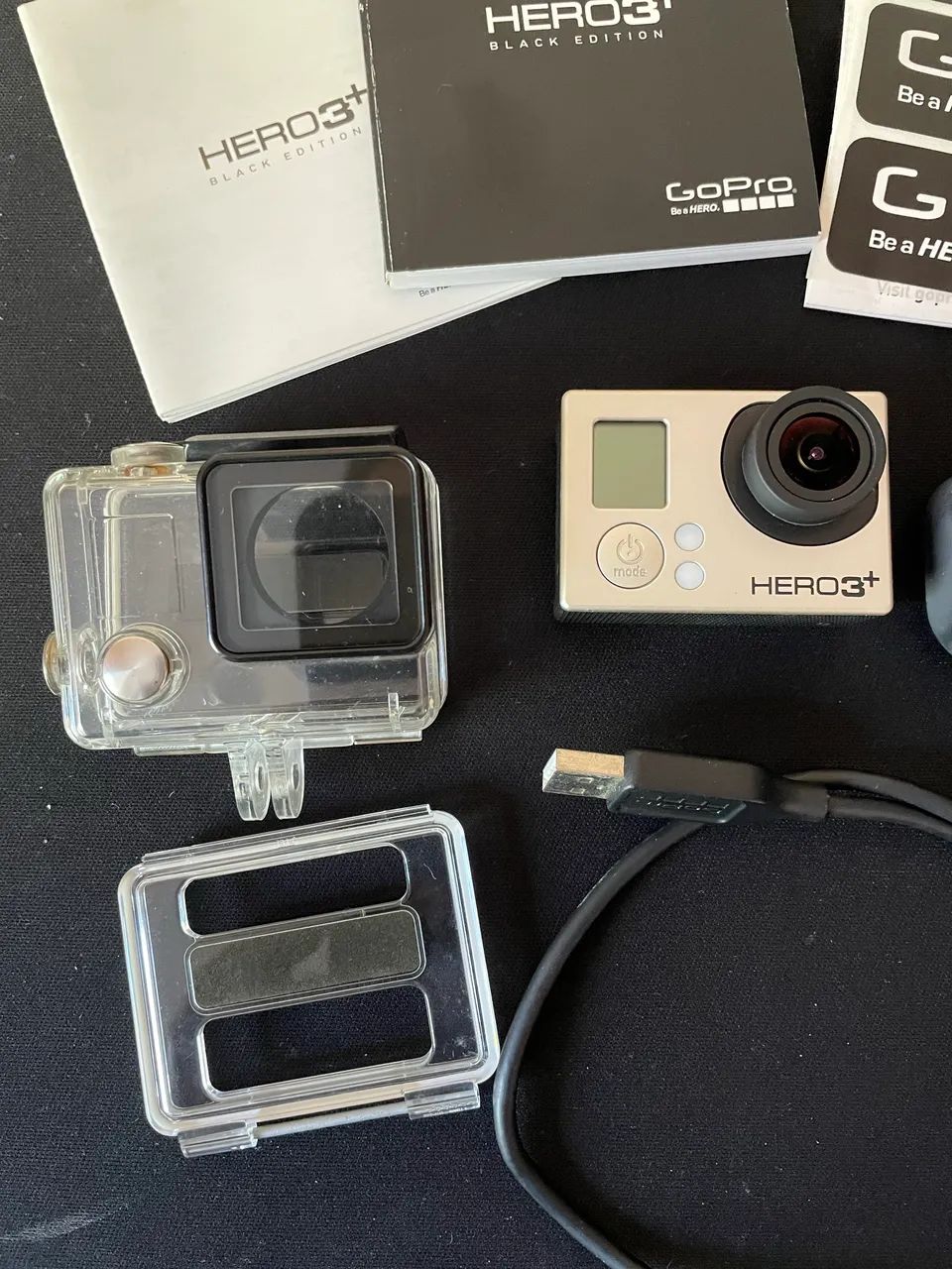 Camera de ação Go Pro Hero 3+ Black Edition Câmeras e Filmadoras