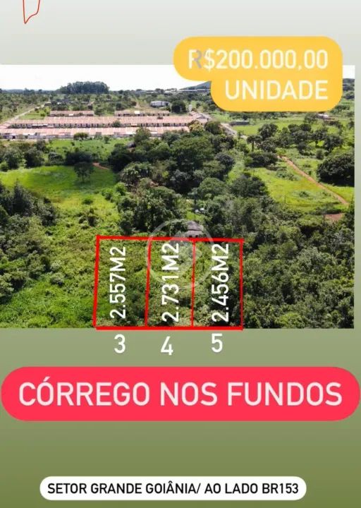 Goiânia - chácara no Garavelo codigo: 102023