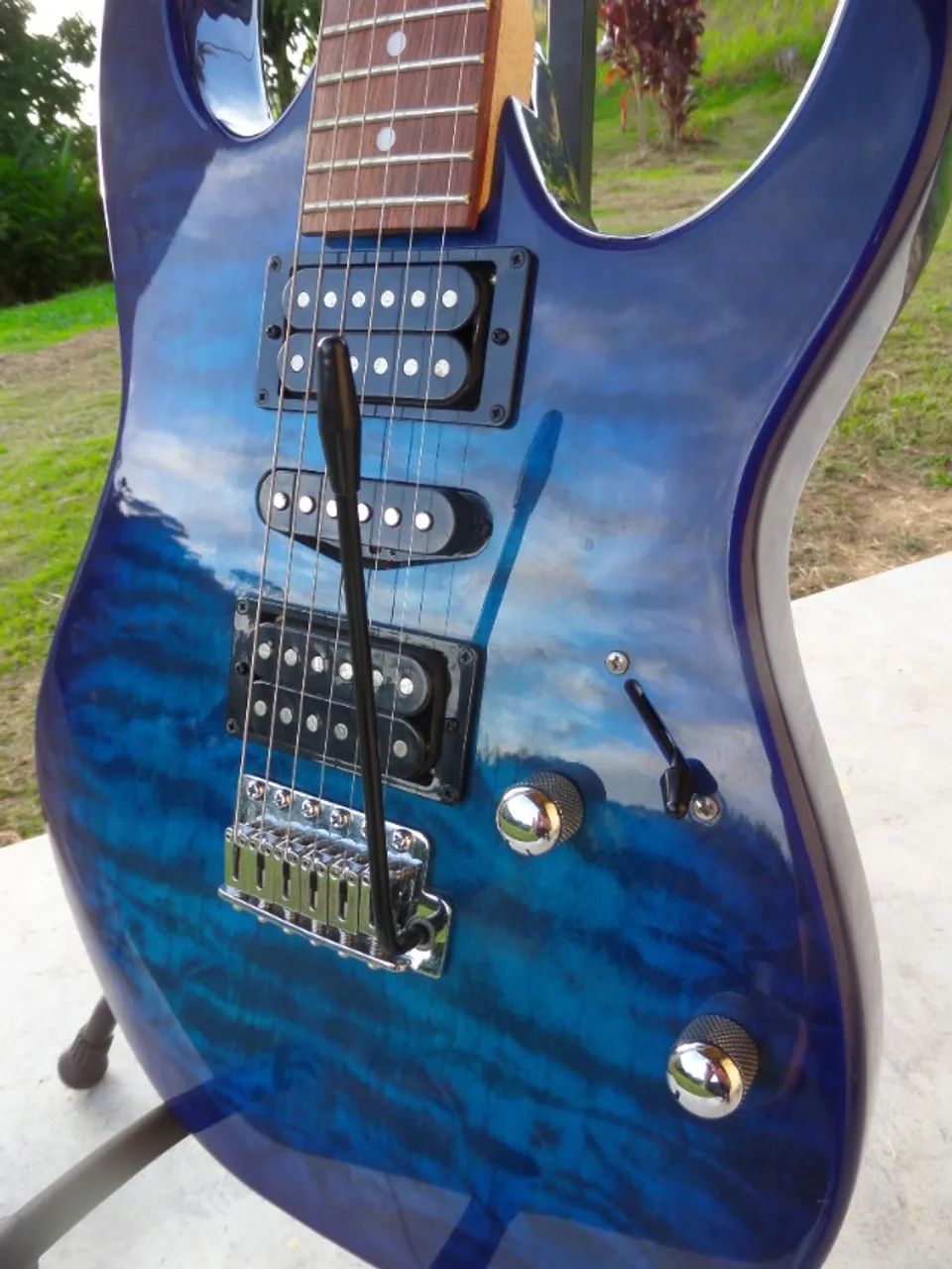 Guitarra elétrica Ibanez RG GIO GRX70QA - Foto 3