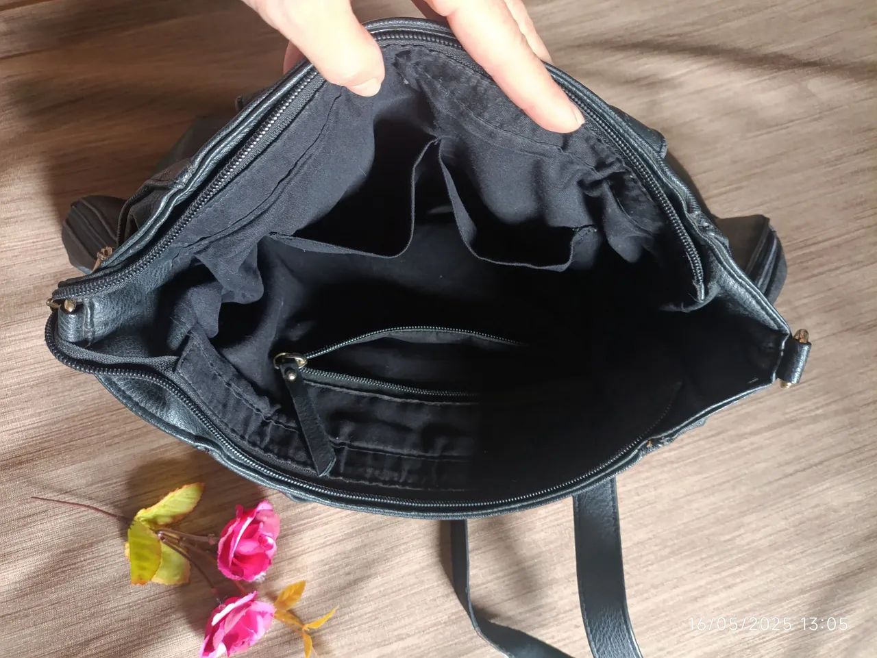 Bolsa Feminina Lila Perle - Grande, Elegante e Funcional<br> - Foto 5