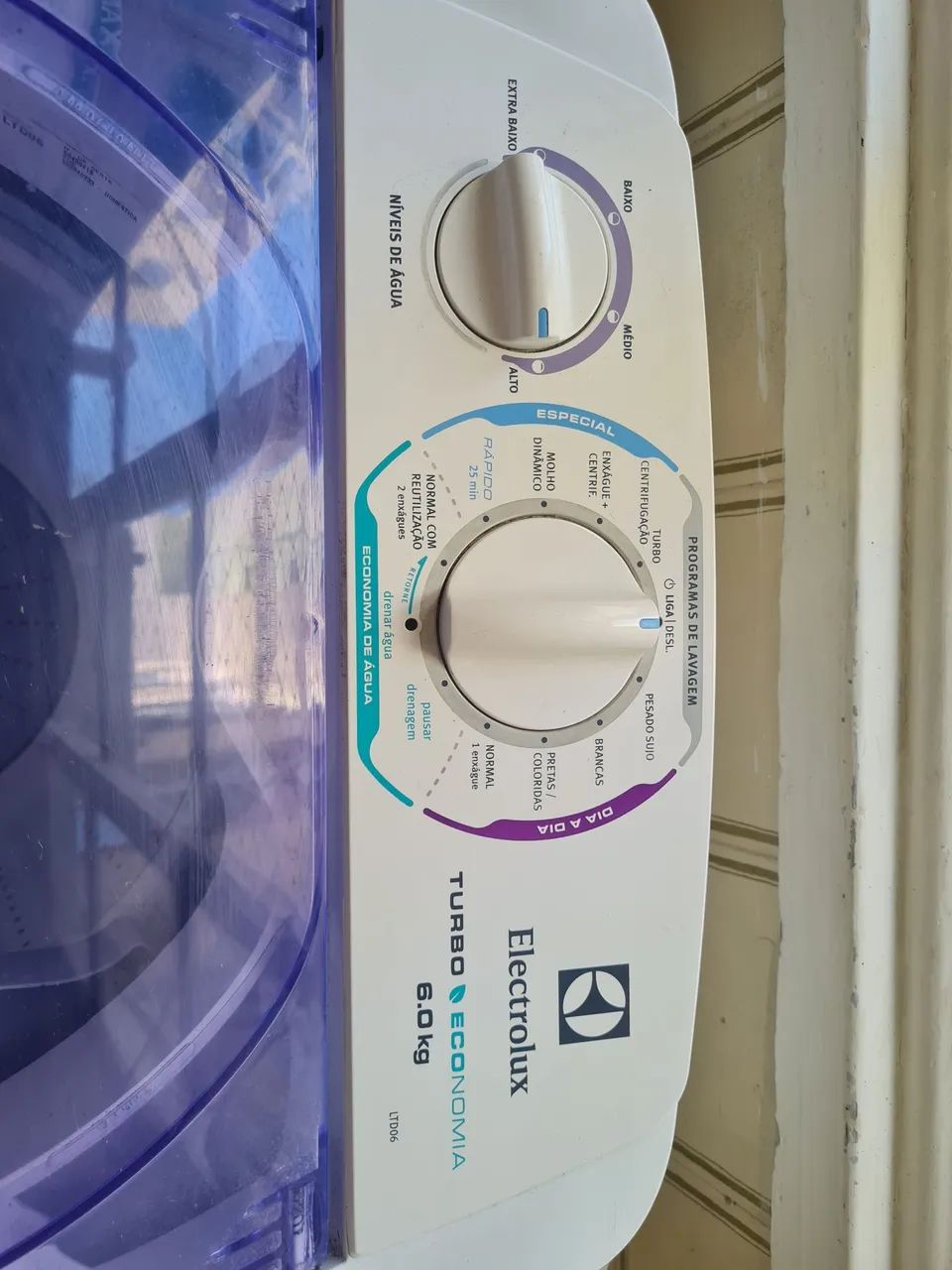 Lava roupas electrolux 6kg 127V turbo economia - Foto 2
