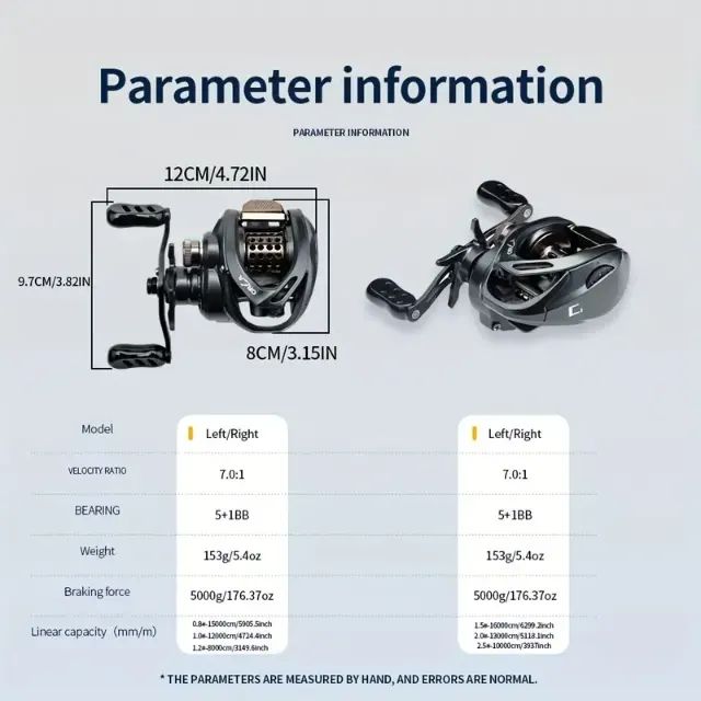 Carretilha (C1) Orca - D1 Fishing Fans Nova -  Manivela esquerda - Foto 6