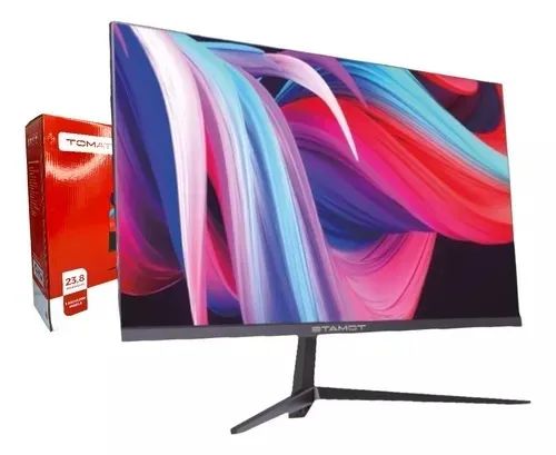 Monitor Pc De Led 23.8 Polegadas 1920-1080tomate Mtm-1124 Cor Preto 110v/220v