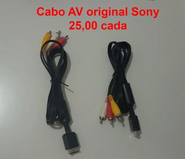 Cabos para controle PS3 e Cabo AV PS3 - Foto 3
