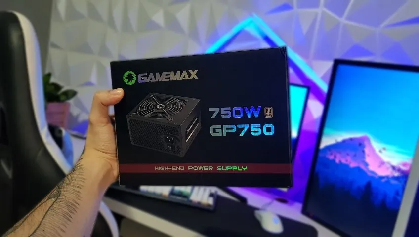 Fonte Real Gamemax GP750 de 750W 80 Plus + Garantia na Caixa.