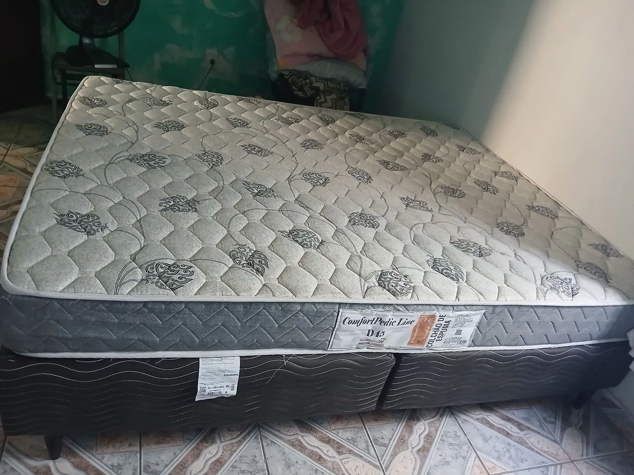 Cama Box Casal Comfort Pedic Line D45