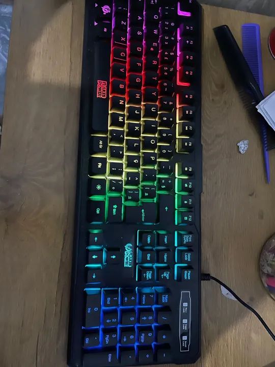 Mouse e teclado e headset  - Foto 4