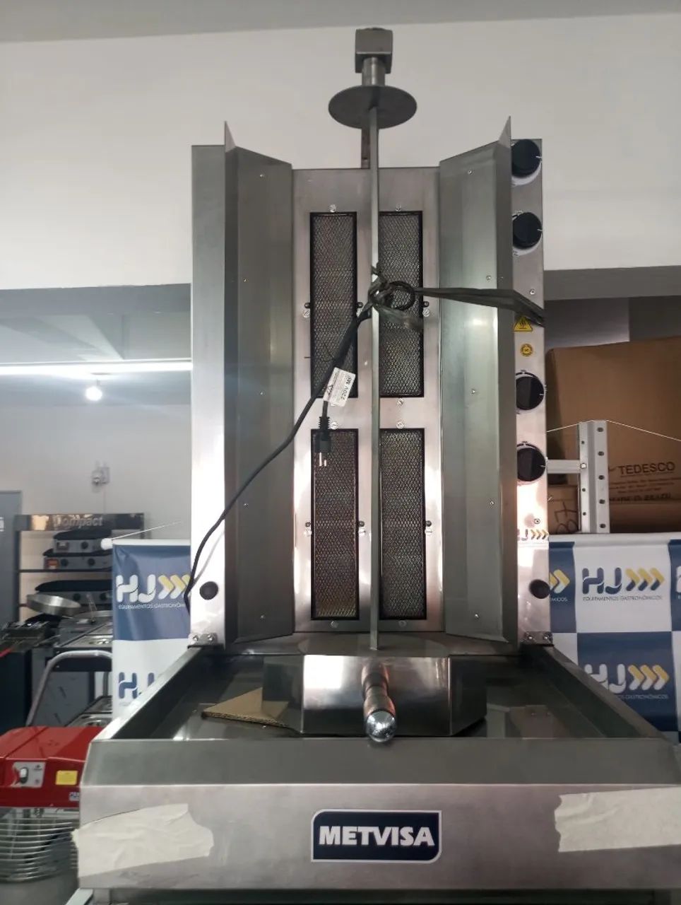 NZ. Máquina churrasco grego 