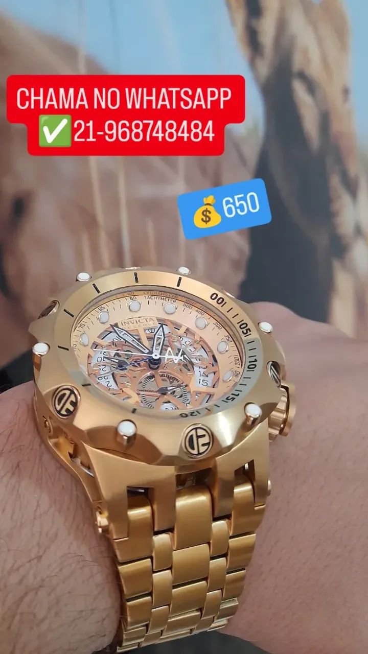 Relógio INVICTA RESERVE MODELO HÍBRIDO SKELETON  - Foto 3