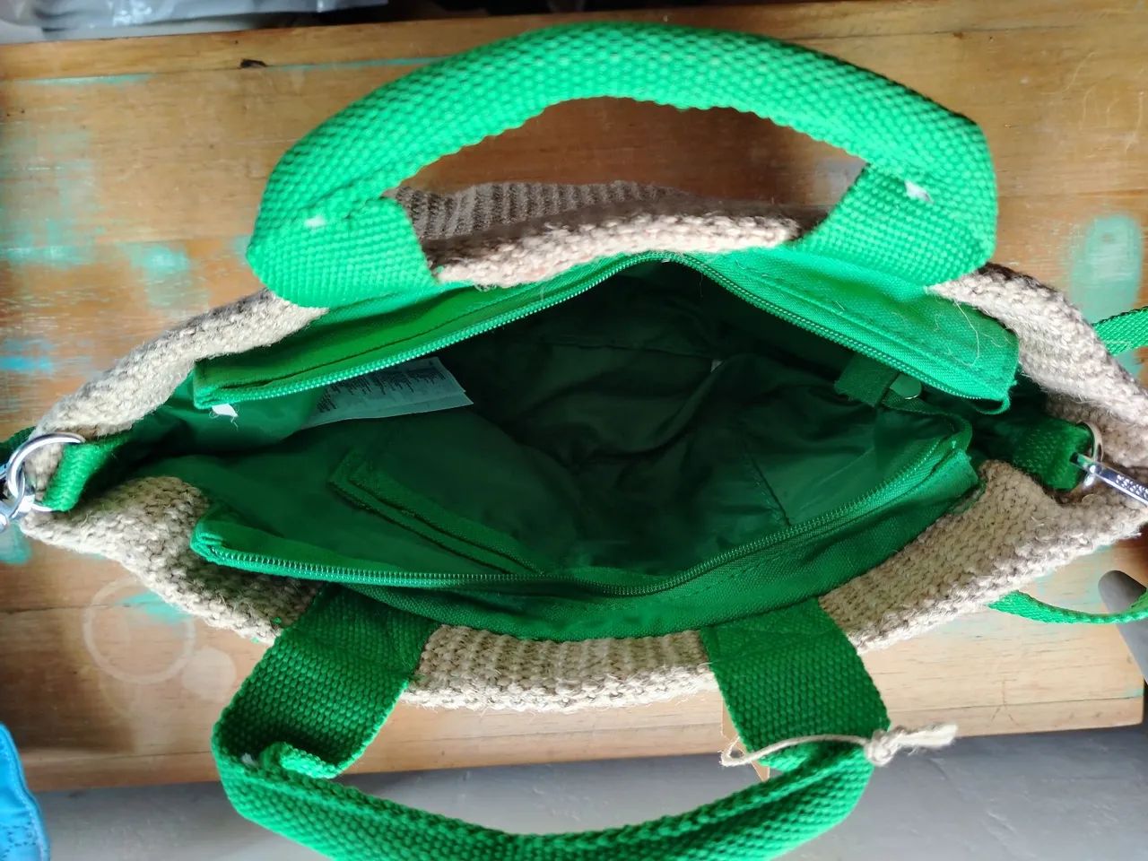 Mochila estilosa de tecido - Foto 4