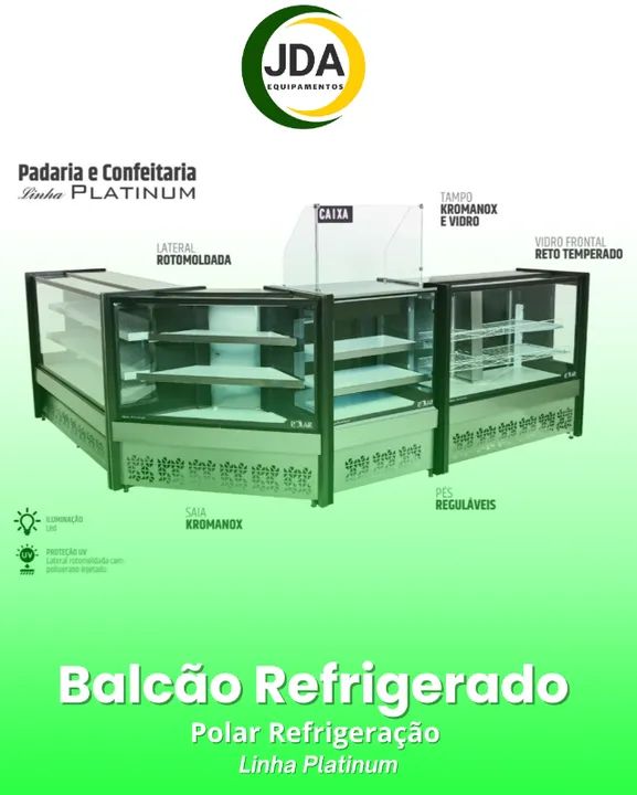 Balcão refrigerado para frios, bebidas e laticínios - marca polar refrigeração - Foto 2