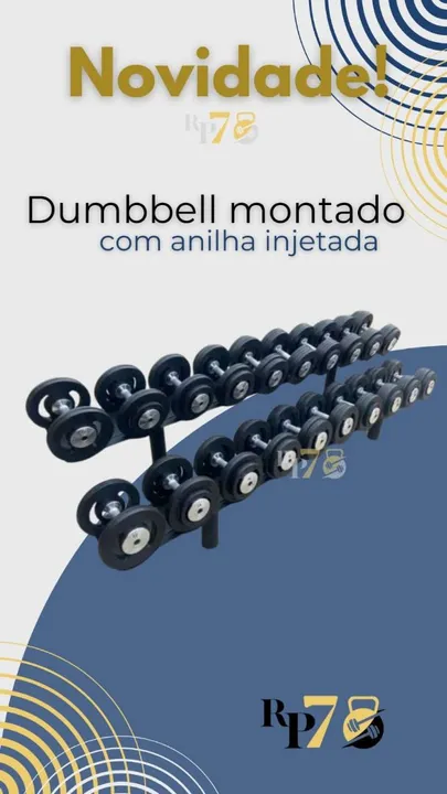 Halteres com Anilha Injetada - Novidade!