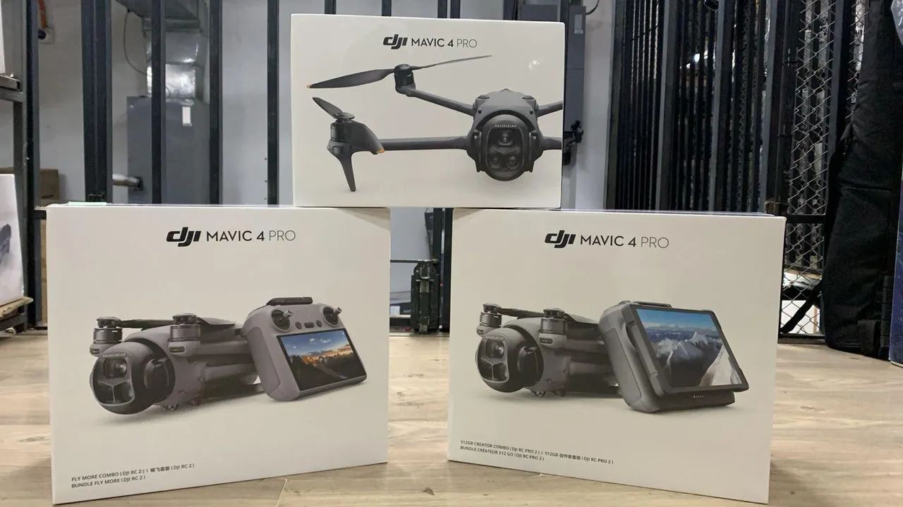 Drone DJI Mavic 4 Pro - Novo Nota Fiscal e Garantia 