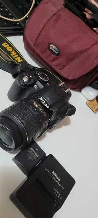 Câmera Nikon D3100 com Lente 18-55mm - Foto 5