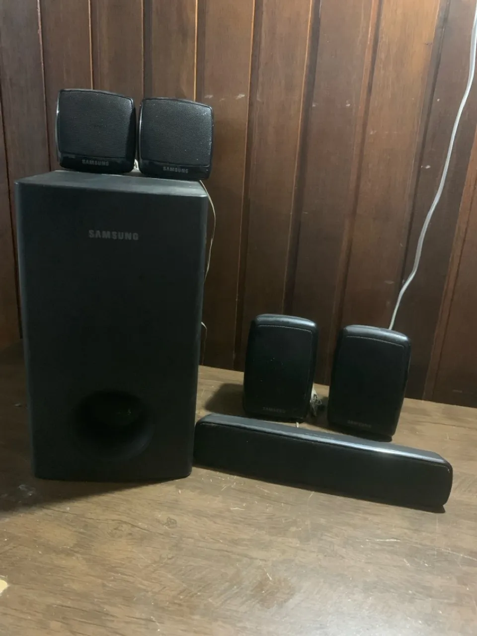 Jogo de caixas de som home theater Samsung