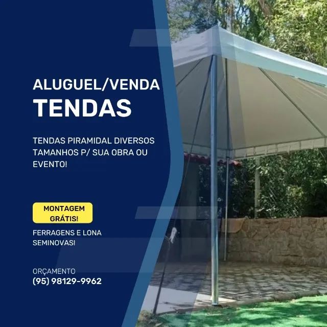 Fabricação de Tendas (Novas e Usadas) !!