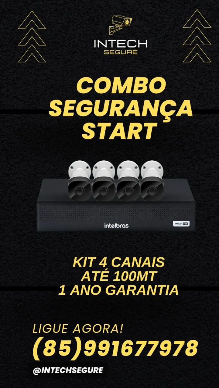 Combo 4 câmeras Segurança Residencial - Vigilância Total - Foto 2
