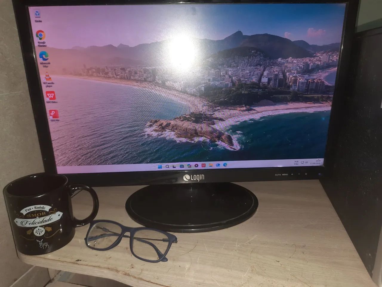 PC, monitor e CPU Login. Placa nova, 2025. - Foto 5