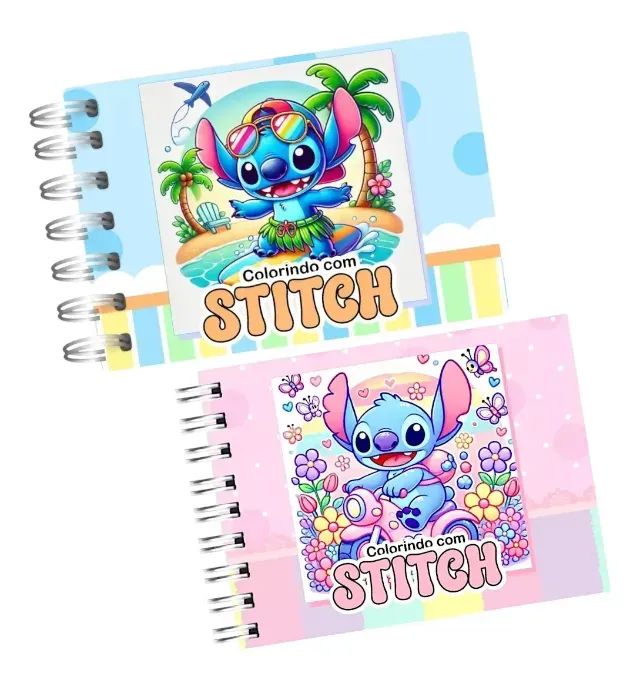 Livro De Colorir Lilo & Stitch Desenhos Lindos E Capa Dura - Foto 4