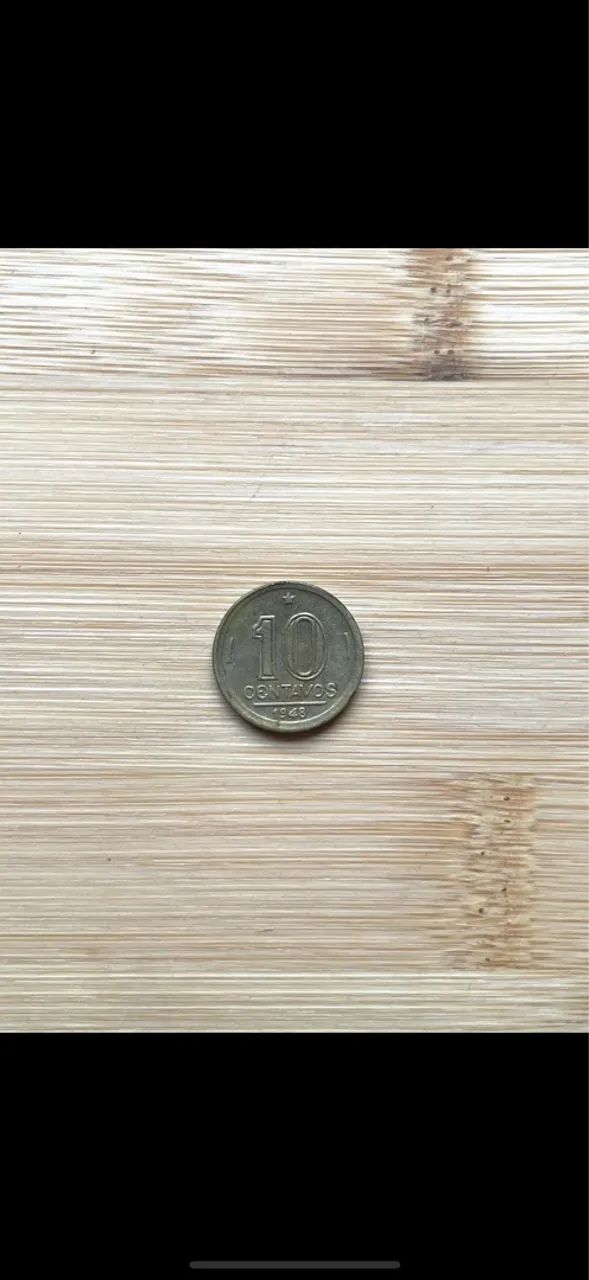 Moeda 10 Centavos 1948