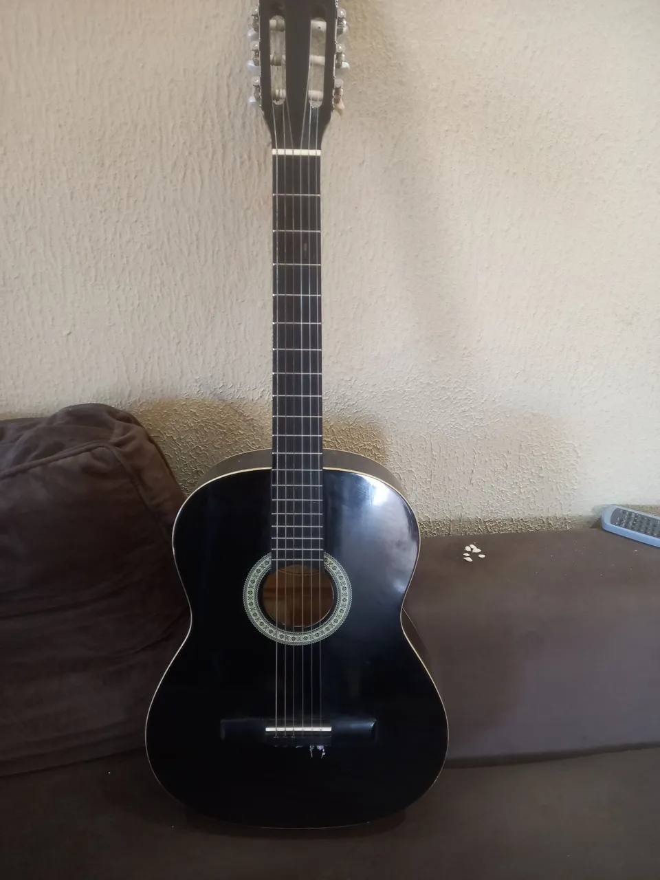 Violão Clássico Preto - Perfeito para Iniciantes!