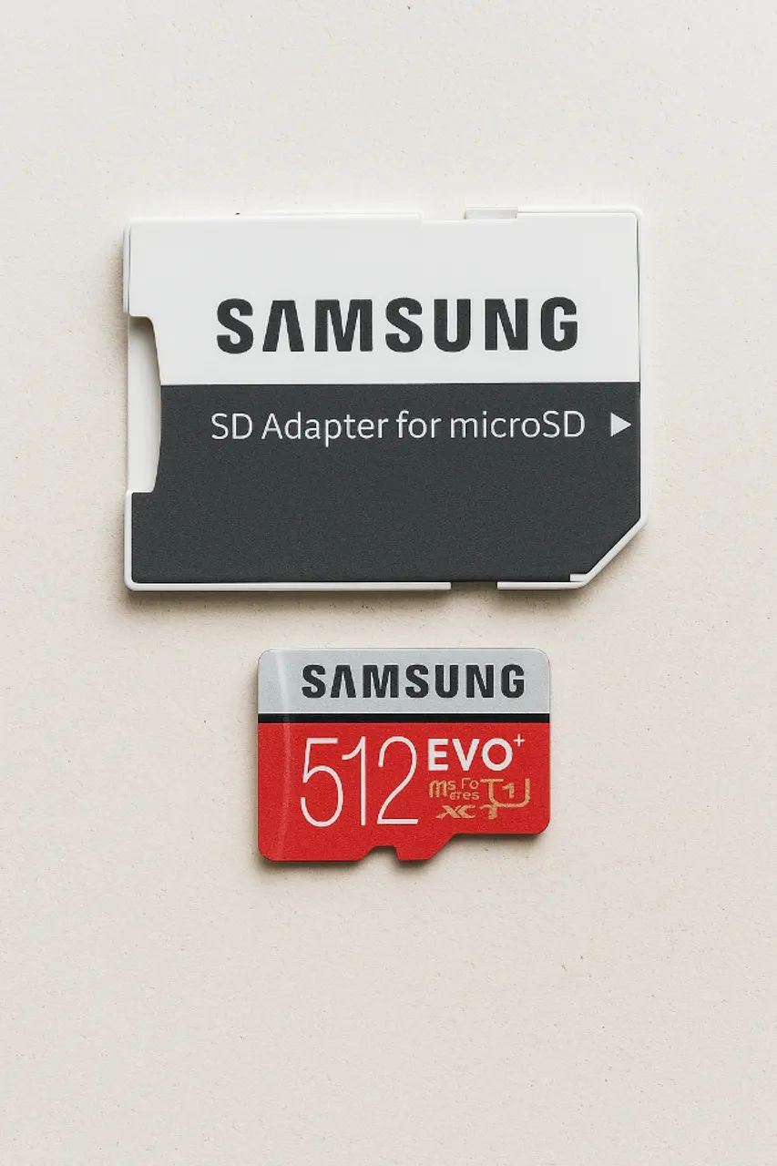 Cartão de Memoria micro SD 512GB Samsung EVO + Adaptador