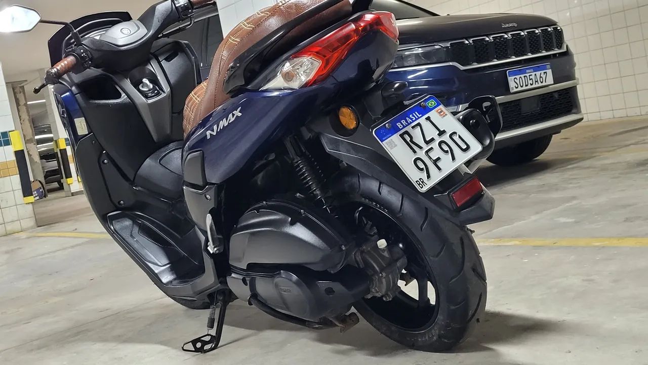 NMAX AZUL BANCO COURO GV SEMINOVA 3750 KM ÚNICA NO MERCADO  - Foto 14