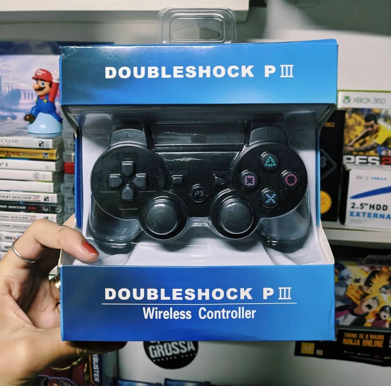 Controle PS3 PC Doubleshock P3 ENTREGAMOS 
