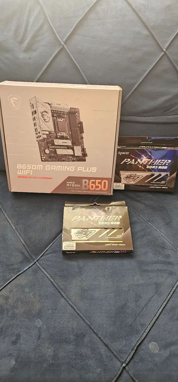 Kit Placa Mae AM5 + Memória DDR5