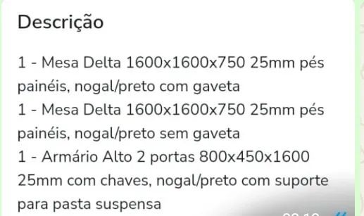 Mesa, escrivaninha, armário, móveis de escritório  - Foto 4